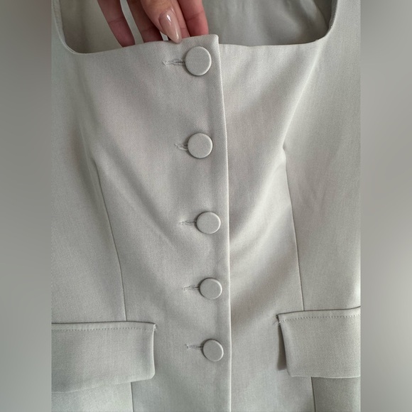 Fashion Nova Beige Button-Up Blouse - Picture 2 of 4